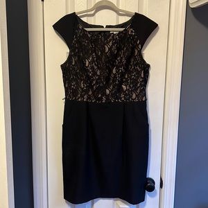 Liz Claiborne black lace dress - Size 14